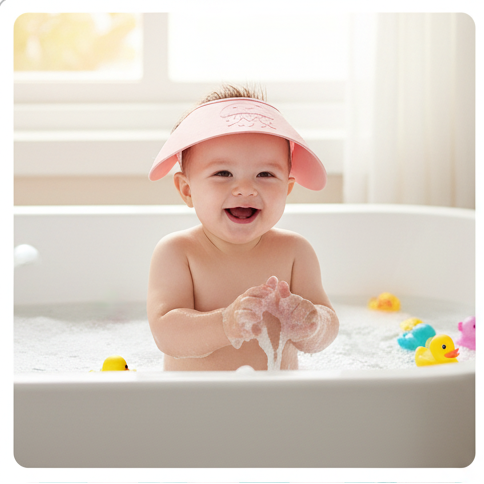 Pink Jellyfish Shower Visor