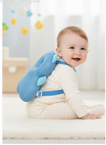 Blue Bear Head Protection Cushion