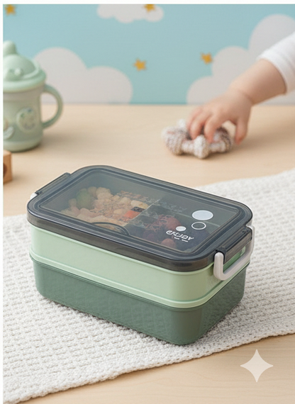 Lunch Box Mint Green/Grey