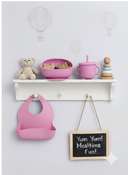 Feeding Set Pink 5-Piece