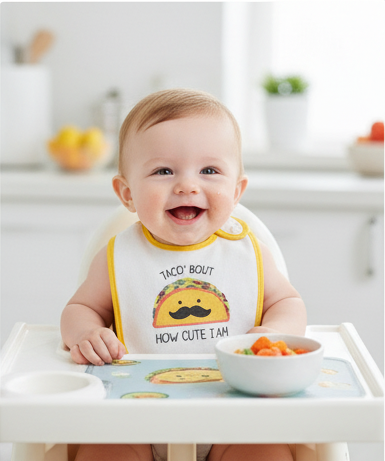 Fabric Bib (Set of 5)