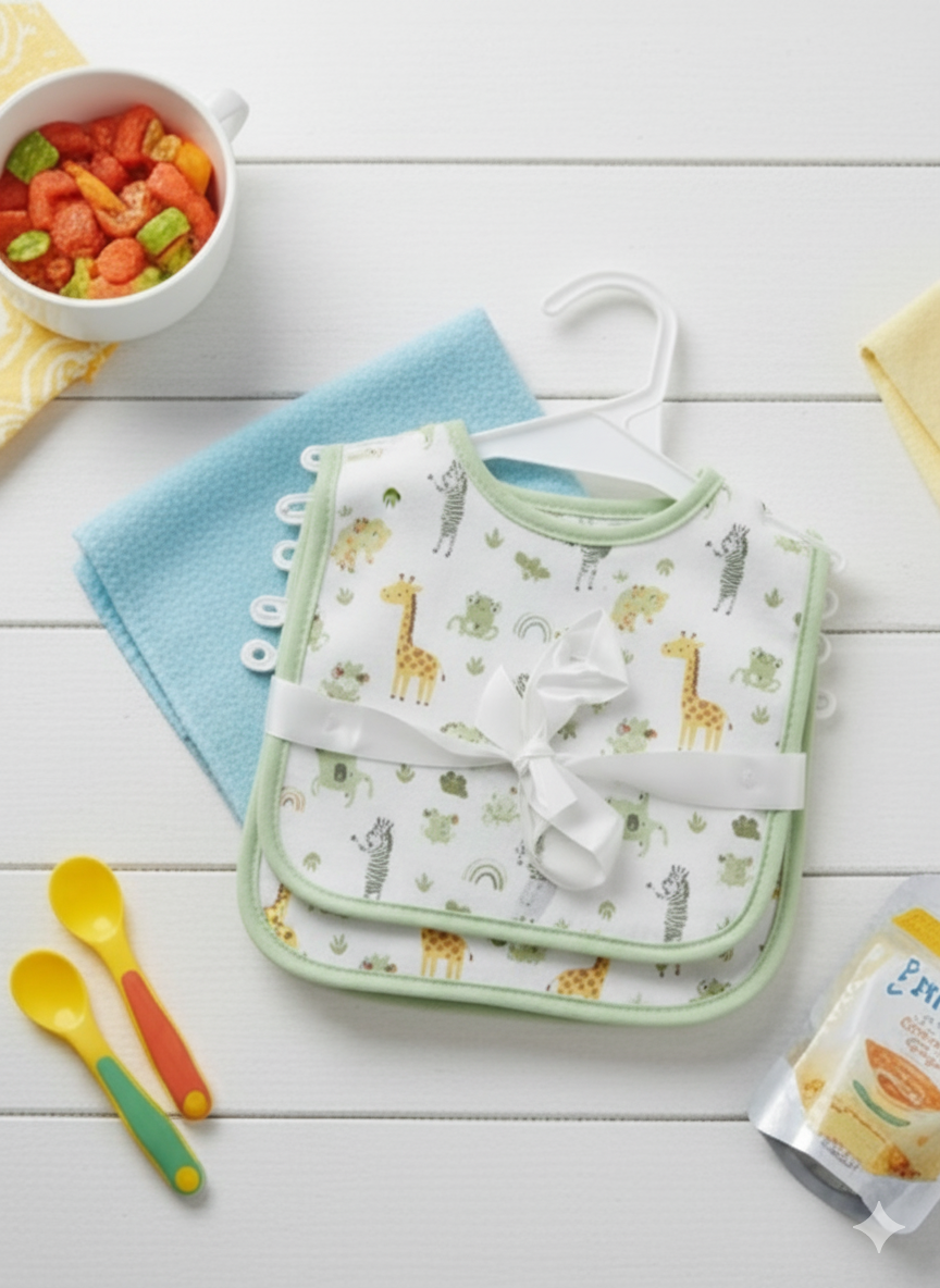 Fabric Bib (Set of 5)