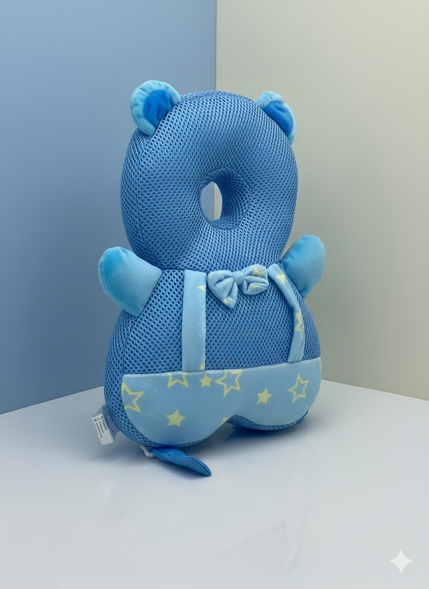 Blue Bear Head Protection Cushion